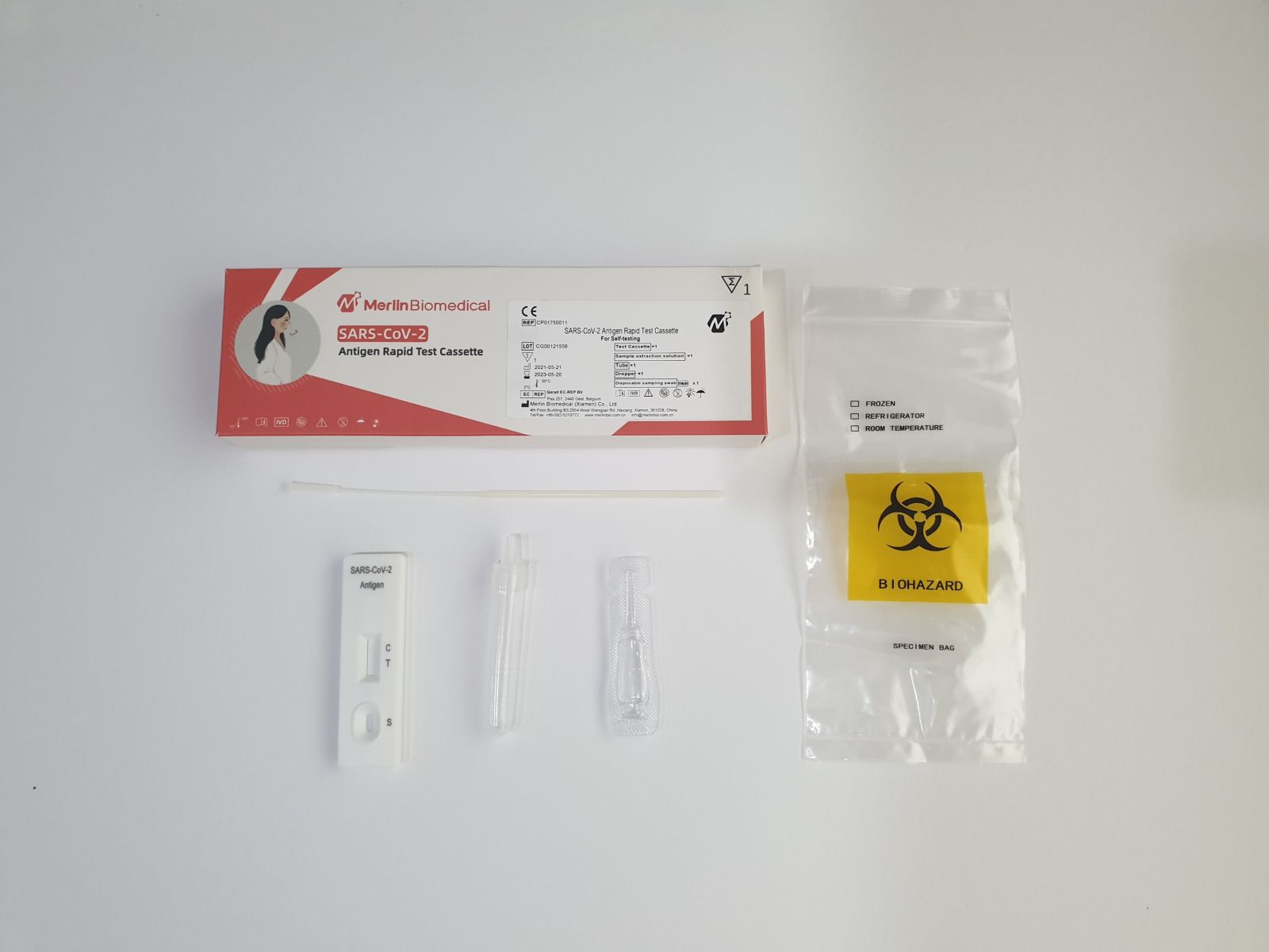 Merlin SARSCoV2 Antigen Rapid Test Cassette (Nasal Swab) For Selftesting Arterial Global